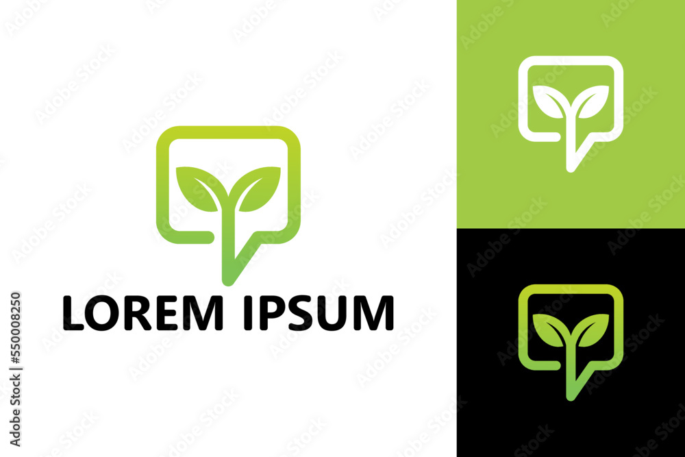 Plant consult logo template design vector Plant consult logo template design vector