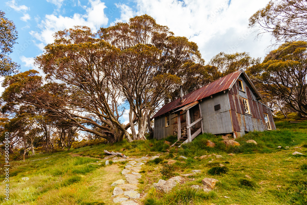 Cope Hut near Falls Creek in Australia Cope Hut near Falls Creek in Australia