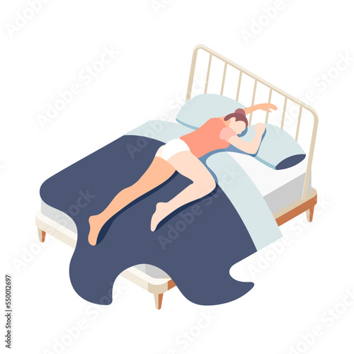 Circadian Rhythms Lying Composition