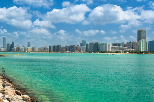 Cityscape of Abu Dhabi at Persian Gulf, UAE. © Patryk Kosmider