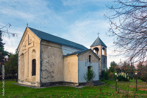 Church of St. George was built in 1855. Gakh city, Azerbaijan