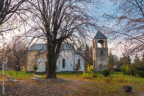 Church of St. George was built in 1855. Gakh city, Azerbaijan