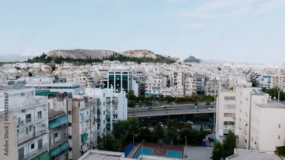 Busy City Life In Athens Greece, 4K, Slowmotion Busy City Life In Athens Greece, 4K, Slowmotion