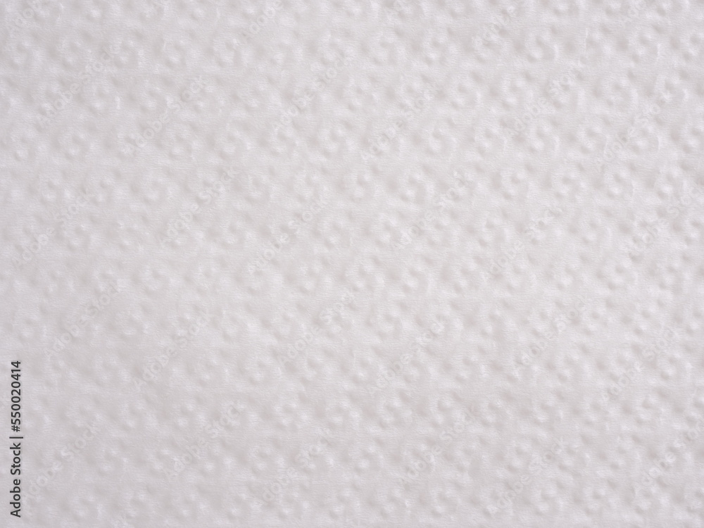 Naklejka premium White paper napkins top view. White paper texture