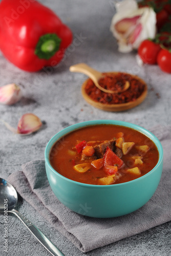 Traditional Hungarian meat stew - Goulash