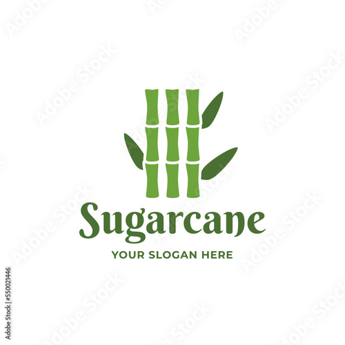 Sugarcane natural organic sugar product farm isolated icon sweetener production factory and export business plantation growing agriculture food additive or condiment cultivation emblem or logo