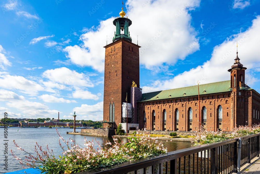 Fototapeta premium The city hall of Stockholm