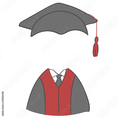 졸업식 얼굴 합성용 일러스트