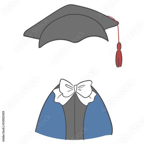 졸업식 얼굴 합성용 일러스트