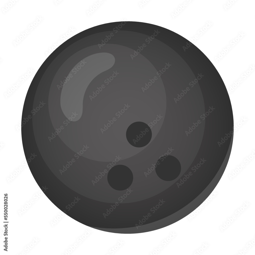 Sport heavy bowling ball cartoon vector. Balls and gaming item for