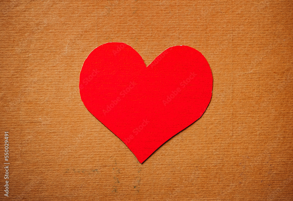 Red Heart closeup