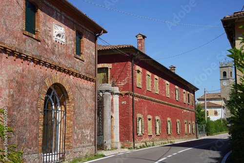 Buildings of Conegliano, Veneto, Italy