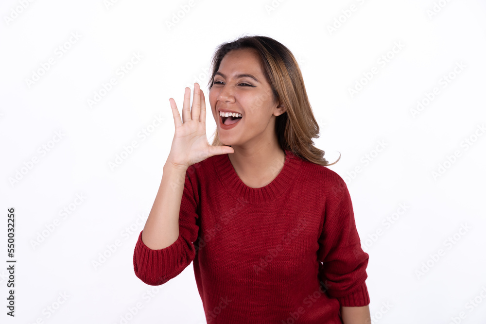 Excited young asian woman with raised hand celebrating success Portrait cheerful positive asian female with raised hands and fists open mouth Girl get happy enjoy life Light white background. Excited young asian woman with raised hand celebrating success Portrait cheerful positive asian female with raised hands and fists open mouth Girl get happy enjoy life Light white background.