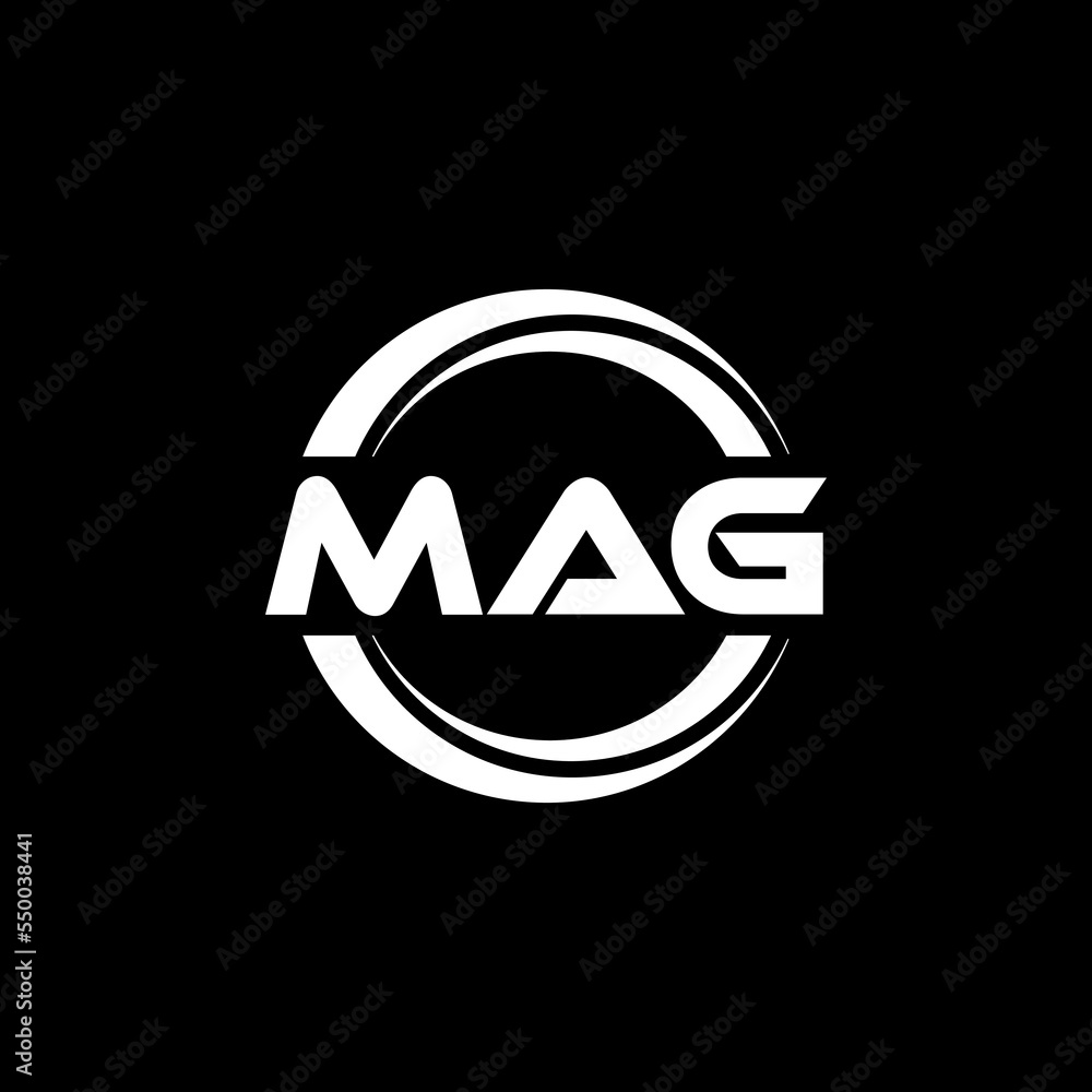 MAG letter logo design with black background in illustrator, vector logo modern alphabet font overlap style. calligraphy designs for logo, Poster, Invitation, etc. MAG letter logo design with black background in illustrator, vector logo modern alphabet font overlap style. calligraphy designs for logo, Poster, Invitation, etc.
