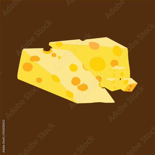Cheese vector digital art