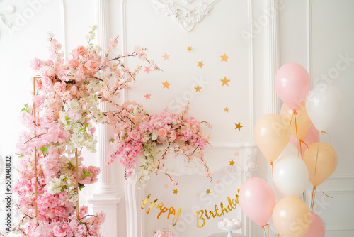 Party decoration for baby girl