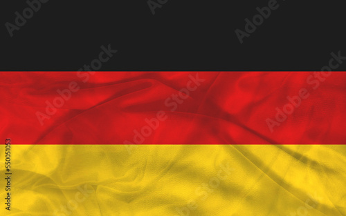 waving colorful national flag of germany.