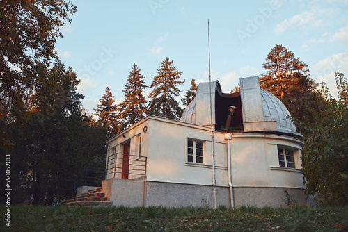 Astronomical observatory for science research of space and cosmos. photo