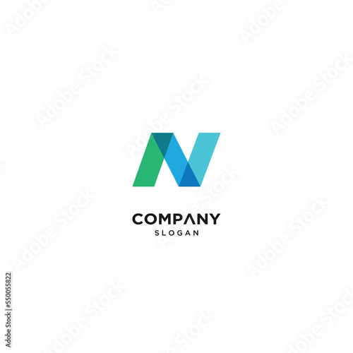 Free Download Letter N Technology Modern Logo - GFXLoad
