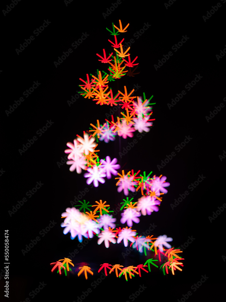 albero di natale di luci albero di natale di luci