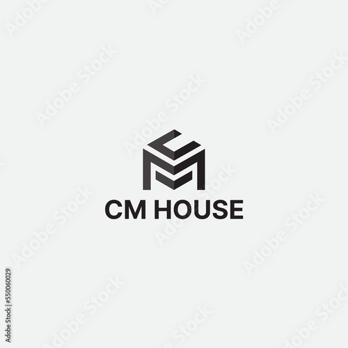 cm or mc letter plus house monogram logo