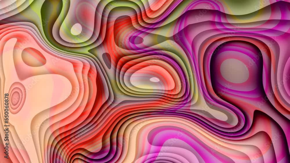 Abstract colorful wave motion liquid effect animated Abstract colorful wave motion liquid effect animated
