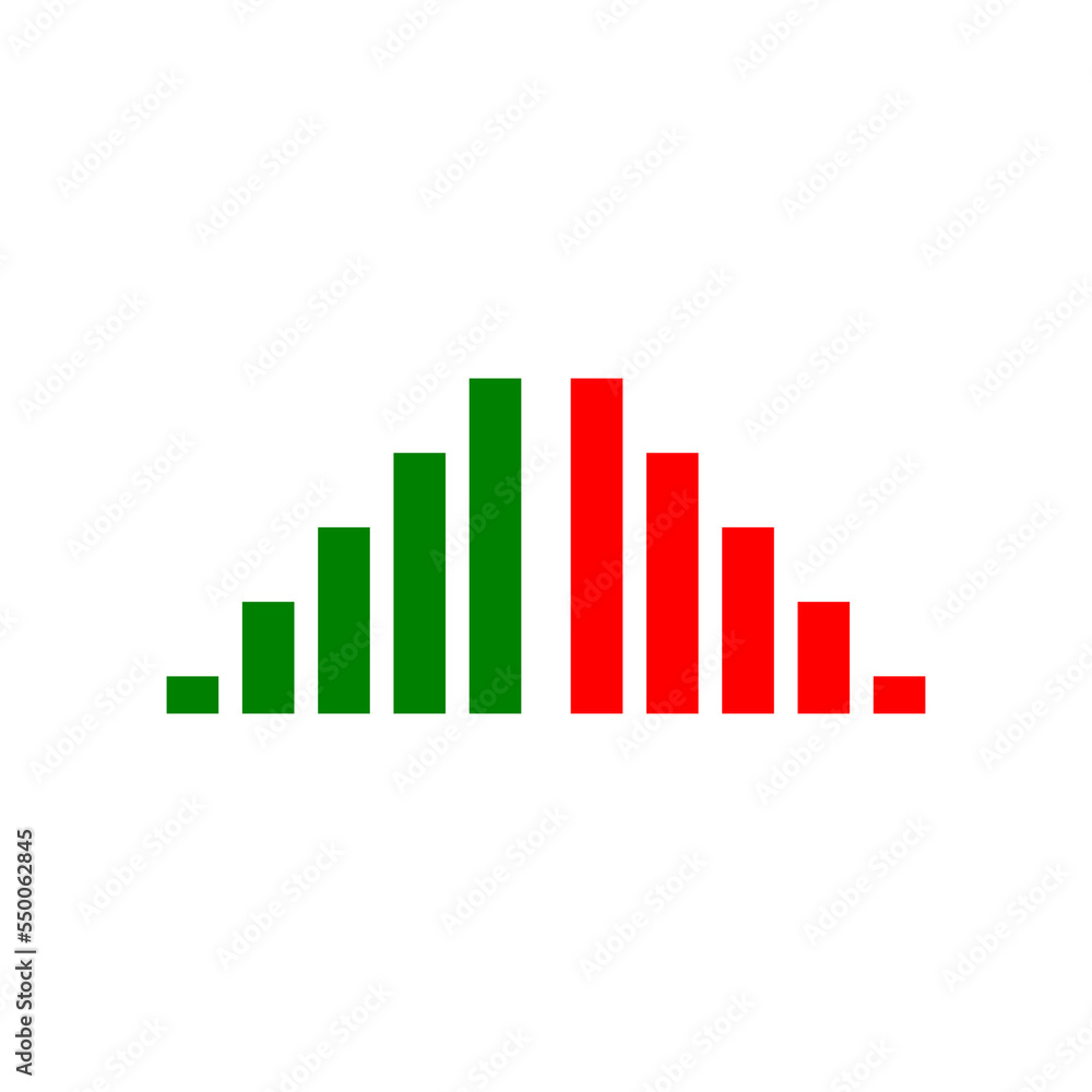 Positive and negative cart icon. Positive and negative cart icon.