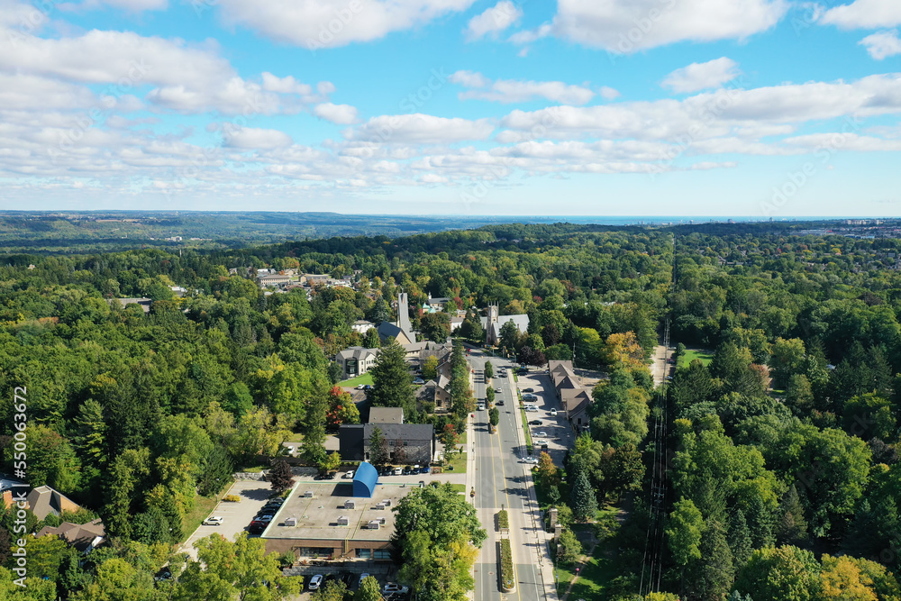 Aerial view of Ancaster, Ontario, Canada Aerial view of Ancaster, Ontario, Canada