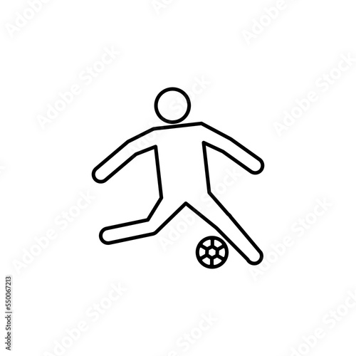 Tactics football icon illustration on white background