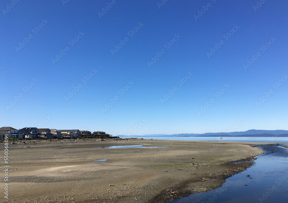 French Creek Harbour in Parksville on the East Coast of Vancouver Island, British Columbia, Canada French Creek Harbour in Parksville on the East Coast of Vancouver Island, British Columbia, Canada