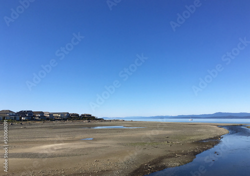 French Creek Harbour in Parksville on the East Coast of Vancouver Island  British Columbia  Canada