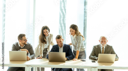 Businesspeople working in team in the office