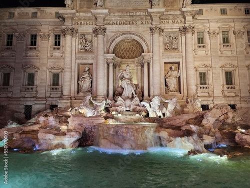 Photography Trevi Fountain Early Morning