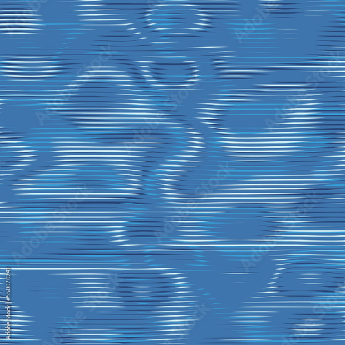 Lenticular paintings, gradient wavy vibrant background. Fairytale texture. Iridescent holographic paper with moire effect. Striped ripples pattern print. Vector illustration