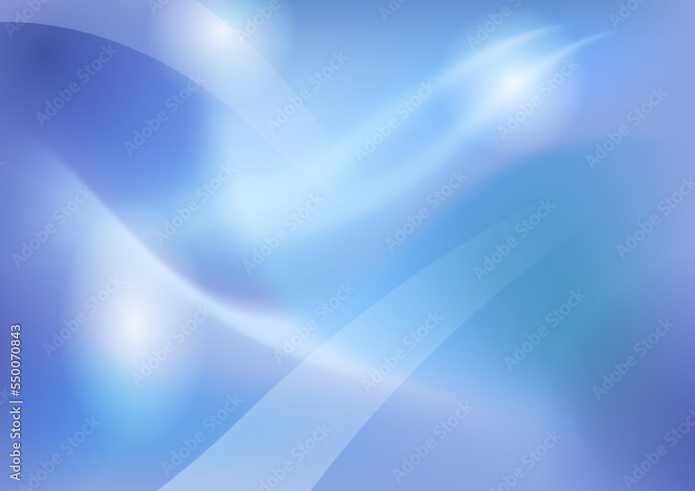 Obraz premium Abstract blue background with wave curve line shapes.