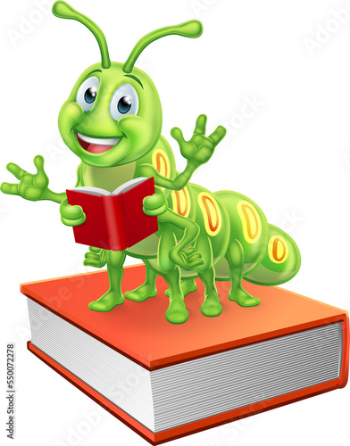 Bookworm Worm Caterpillar o...