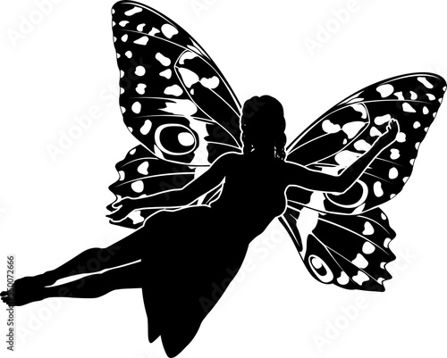 A Fairy in Silhouette With ...