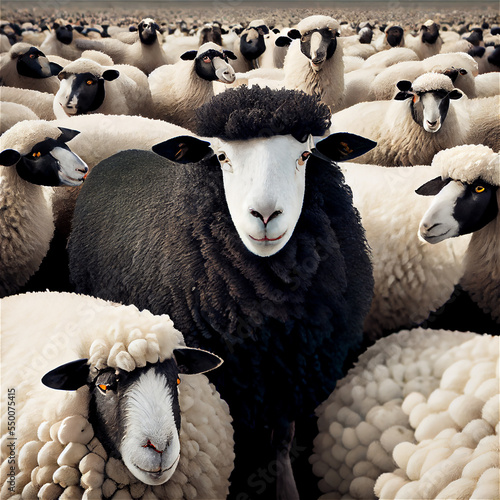 Black sheep among white ones
