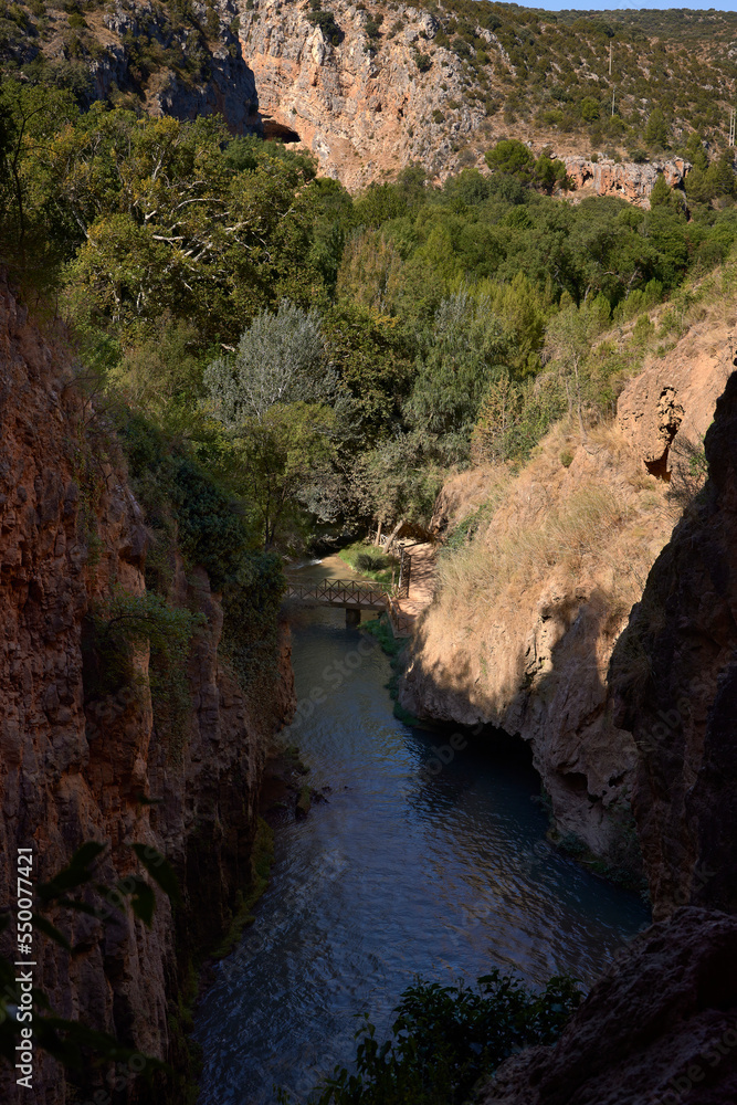 Water fall at Monasterio de Piedra (Zaragoza, Spain) Water fall at Monasterio de Piedra (Zaragoza, Spain)