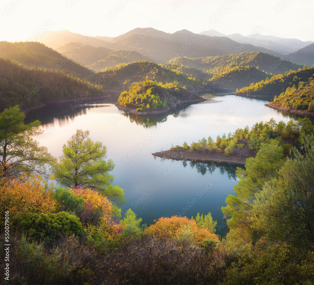 Obraz premium Cyprus - lefkara dam 