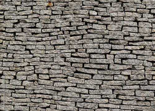 Stone wall texture background in Teresopolis, Rio de Janeiro, Brazil