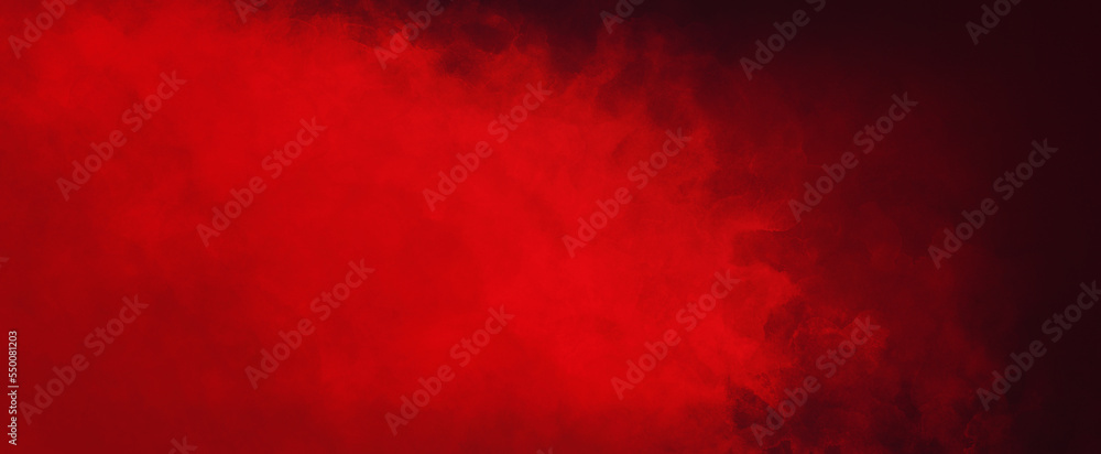 Red smoke wisps or hazy fog on black background, Christmas red color on black cloudy texture, abstract elegant banner design Red smoke wisps or hazy fog on black background, Christmas red color on black cloudy texture, abstract elegant banner design
