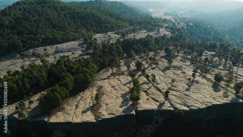Aerial view of mountains at Panjpeer rocks Pakistan