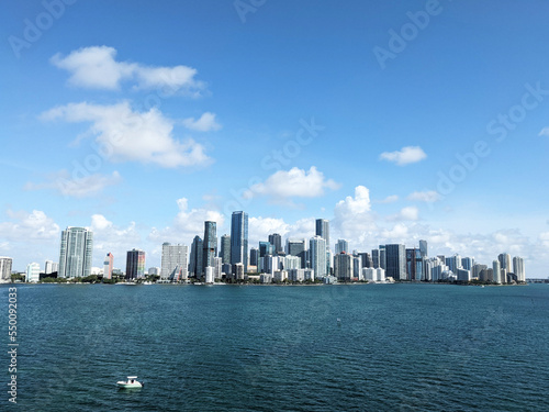 Downtown Miami Skyline from Biscayne Bay © julia