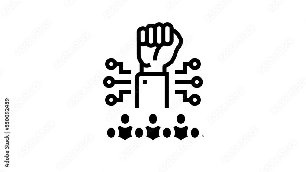 corporate idea for startup line icon animation corporate idea for startup line icon animation
