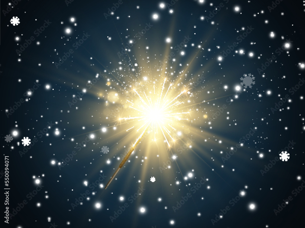 Illustration of sparklers on a transparent background. Illustration of sparklers on a transparent background.
