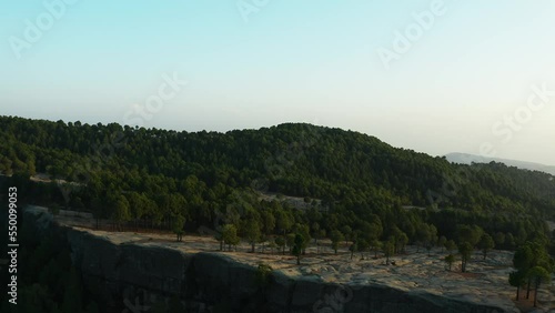 Aerial view of mountains at Panjpeer rocks Pakistan