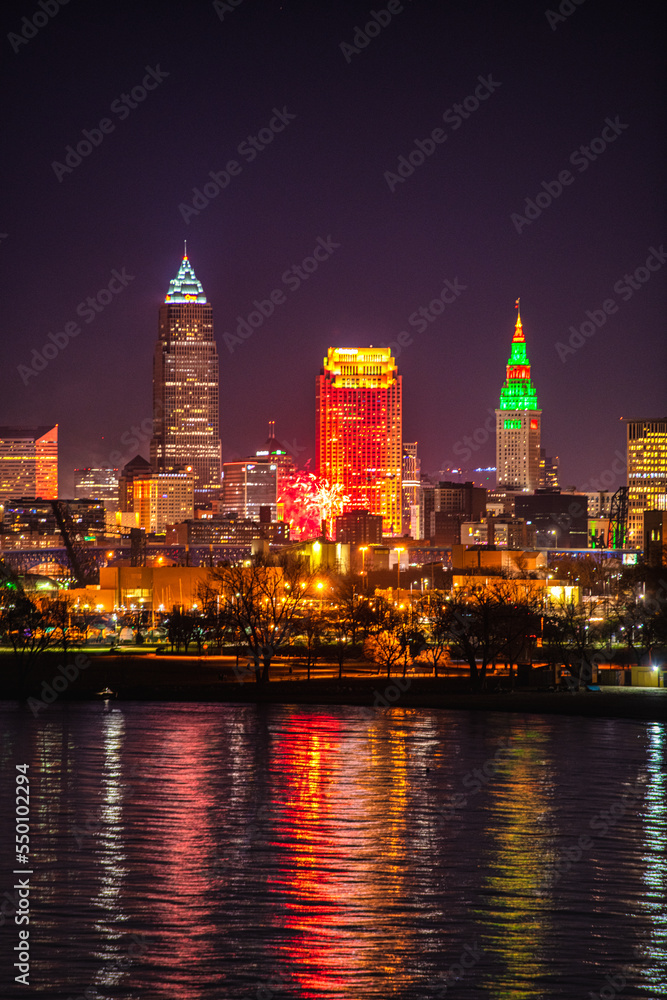 Fototapeta premium WinterLand in Cleveland Ohio