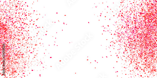 Confetti on white. Geometric background with glitters. Bright pattern for design. Print for flyers, posters, banners and textiles. Greeting cards. Luxury texture