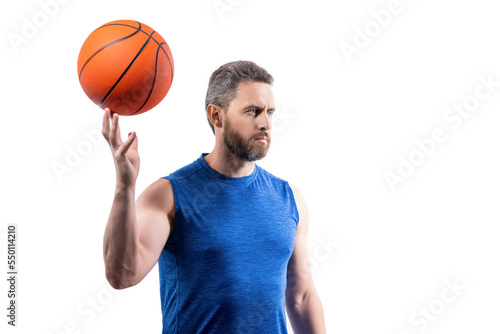 sporty sport man basketball player isolated on white background. sport man basketball player